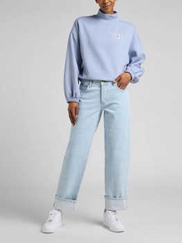 LEE HIGHNECK VOLUME SLEEVE DAMSKA BLUZA PARRY BLUE L36RLJ66 112322427