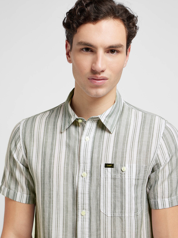 LEE MĘSKA KOSZULA LEE SS LEESURE SHIRT SUMMIT 112351147