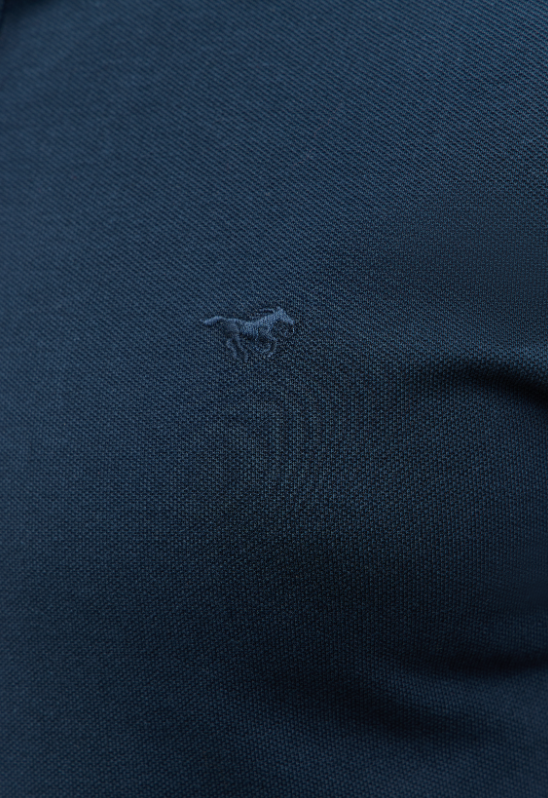 Męski T-Shirt Mustang Style Pierre Dark Sapphire 1016880 4136