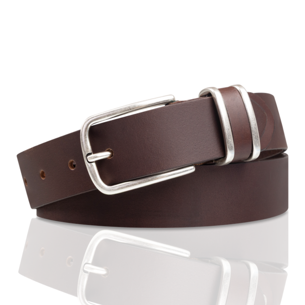 TOM TAILOR PASEK SKÓRZANY TG1046R69/690 35mm Gürtel Q.1869 0690 DARKBROWN