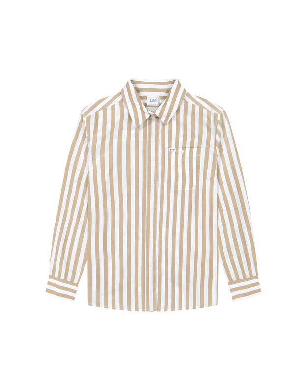 DAMSKA KOSZULA LEE ALL PURPOSE SHIRT KHAKI STRIPE 112370988