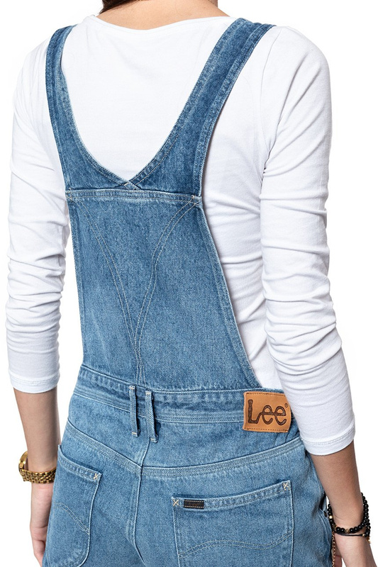 LEE RELAXED WORKER BIB LIGHT STONE L39KGAQA 112108402