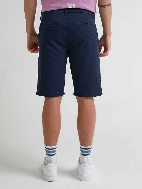 MĘSKIE SZORTY MATERIAŁOWE LEE REGULAR CHINO SHORT DEEP NAVY 112332254