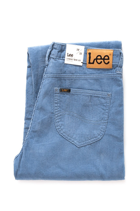 LEE 5 POCKET WIDE LEG FROST BLUE L30SDC98 112106612