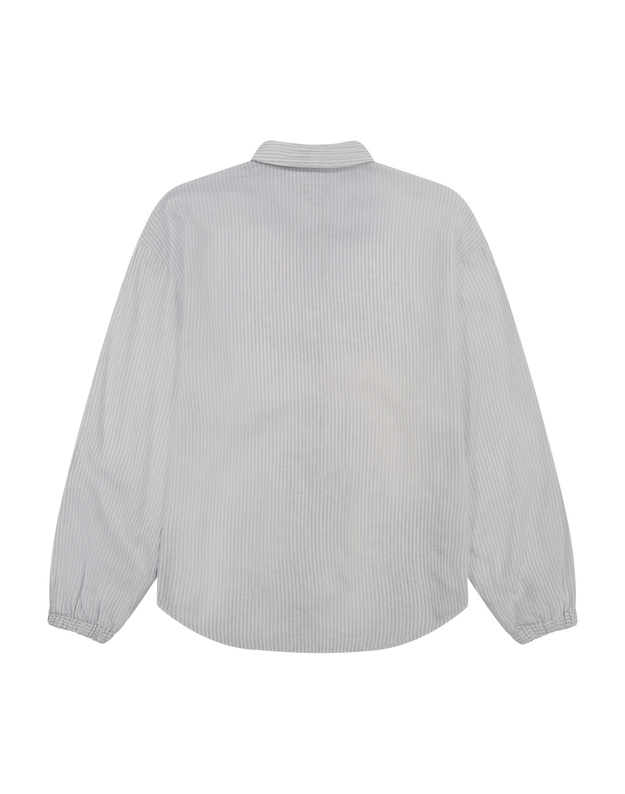 DAMSKA KOSZULA LEE BLOUSE WITH TIE FRONT CONCRETE PINSTRIPE 112363504