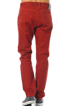 LEE LOGGER MĘSKIE SPODNIE MATERIAŁOWE RUMBA RED L750GL55