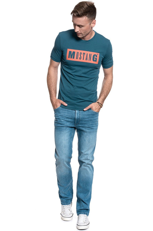 T-SHIRT MĘSKI MUSTANG Alex C LOGO Tee 1009738 5243