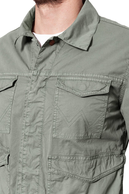 WRANGLER MILITARY JACKET DUSTY OLIVE W446LL65M