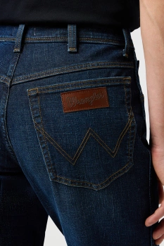 MESKIE SPODNIE  WRANGLER TEXAS SLIM SADDLE SUNSET 112371379