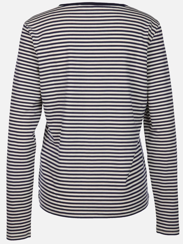 Damski Longsleeve Mustang Style Anna C Stripe Horizontal Stripe Navy 1015768 12661