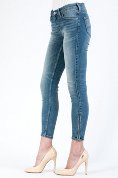 LEE SCARLETT CROPPED DAMSKIE SPODNIE JEANSOWE DŻINS JEANSY BROOKLYN RETRO L30CKJMP