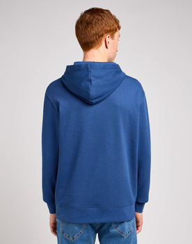 LEE MĘSKA BLUZA Z KAPTUREM LEE HOODIE DRAMA NAVY 112349514