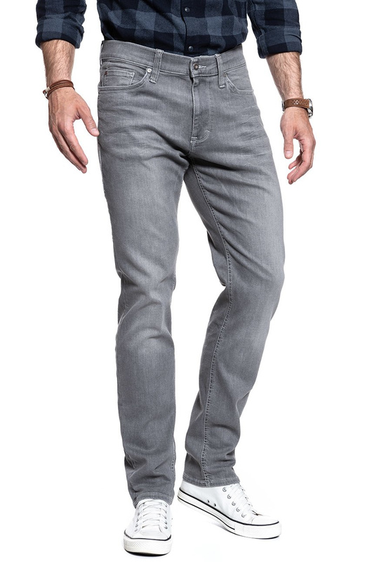 SPODNIE MĘSKIE MUSTANG Vegas DENIM GREY 1007097 4500 883