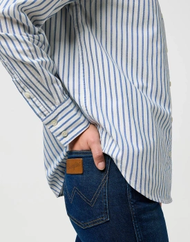 DAMSKA KOSZULA WRANGLER 1 PKT SHIRT WRANGLER BLUE 112370778