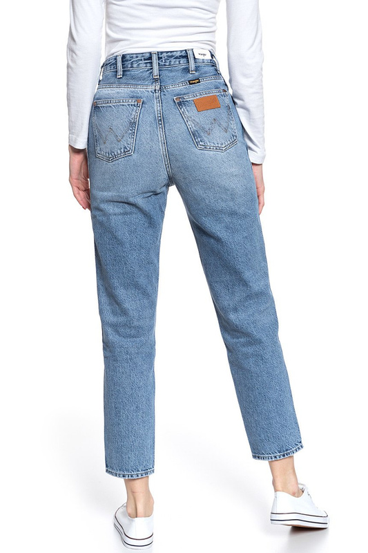 WRANGLER MOM JEANS ASH CLOUD W246RI97I 112127944