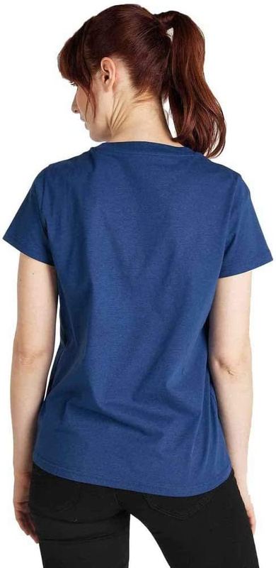 LEE SEASONAL GRAPHIC TEE DAMSKI T-SHIRT KOSZULKA NADRUK REGULAR FIT WASHED BLUE L41OFELR 112109108