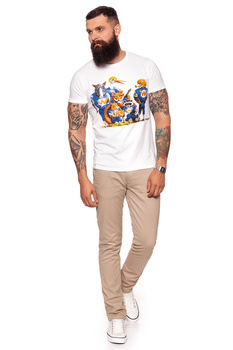 KOSZULKA WRANGLER MASCOTTE TEE OFFWHITE W7B35FK02 112131454