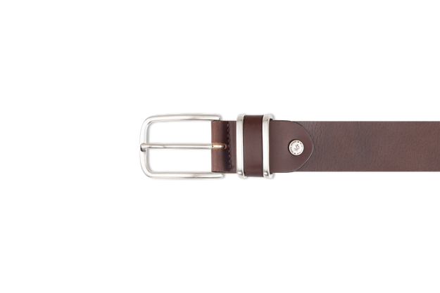 TOM TAILOR PASEK SKÓRZANY TG1046R69/690 35mm Gürtel Q.1869 0690 DARKBROWN