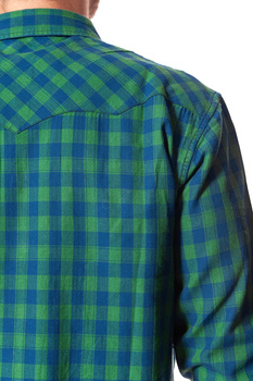 WRANGLER L/S HERITAGE WESTERN POSY GREEN W57795ENW