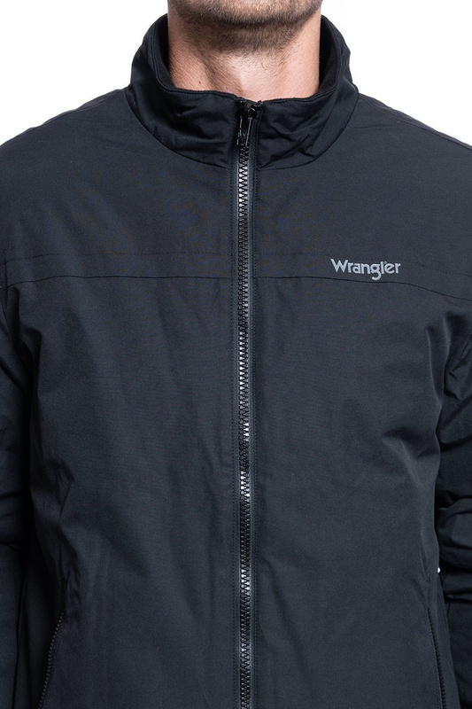 KURTKA MĘSKA WRANGLER BOMBER JACKET BLACK W4A1XR100 112129064