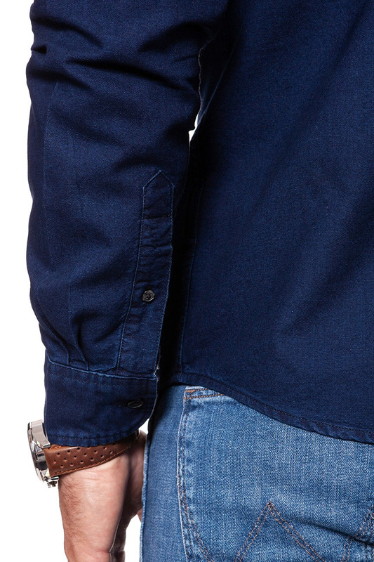 KOSZULA WRANGLER LS 1PKT BUTTON DOWN DARK INDIGO W5874BM1E 112129564