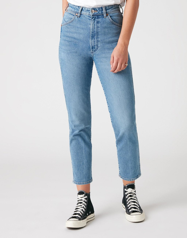 DAMSKIE SPODNIE JEANSOWE WRANGLER 11WWZ BLUE SOUL W2WZ-UH-24L 112128676