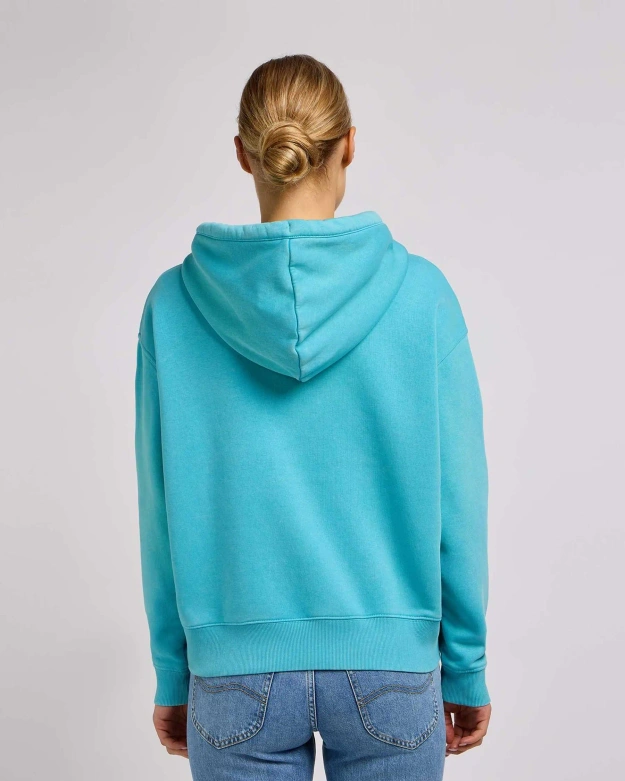 DAMSKA BLUZA LEE ESSENTIAL HOODIE BAY BLUE 112350245