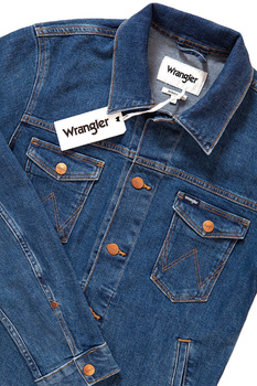 KURTKA JEANSOWA WRANGLER REGULAR JACKET DARKSTONE W44323090 112128852