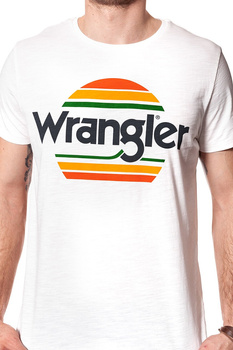 KOSZULKA WRANGLER FESTIVAL TEE VINTGE OFFWHITE W7B44DE1Y 112131475