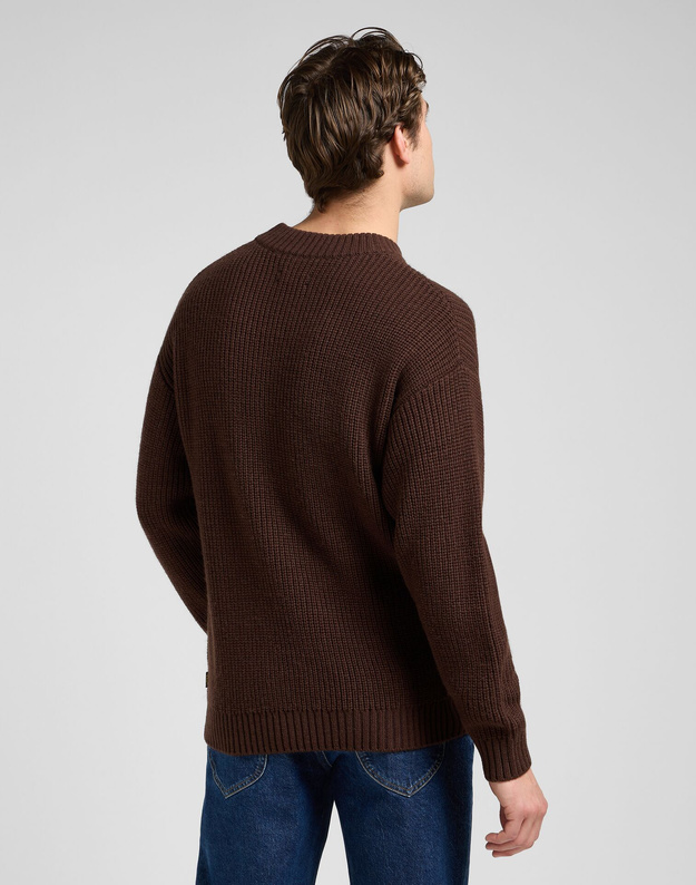 MESKI SWETER LEE CHUNKY CREW NECK ARABICA 112370541