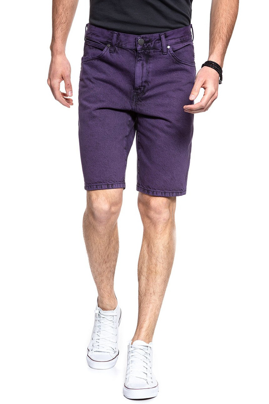 SPODENKI MĘSKIE WRANGLER DENIM SHORT PURPLE POP W14CRJ202 112126625