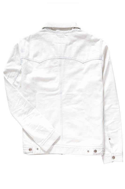 KURTKA JEANSOWA WRANGLER WESTERN ZIP THRU JKT VENICE BLEACH W461UT28F 112128911
