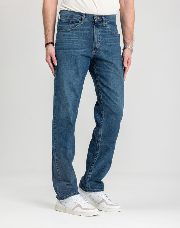 Męskie Spodnie Jeansowe Wrangler Relaxed Fit Knox 112352871