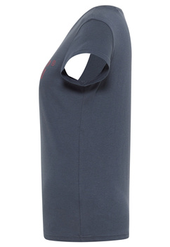 MUSTANG Alina C Logo Tee Damski T-shirt Koszulka Blue Nights 1013222 4085