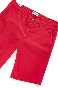 KRÓTKIE SPODENKI WRANGLER CHINO SHORT SCARLET RED W14AMM14A 112126566