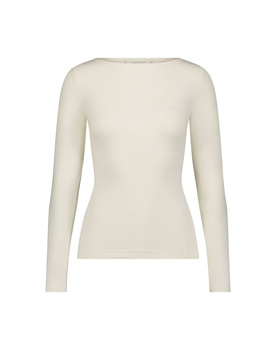 DAMSKA KOSZULKA LEE LS BOAT NECK TEE ECRU 112355203
