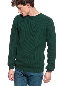 MĘSKI SWETER WRANGLER STRUCTURAL CREW PINE W8B1PNG01 112132381