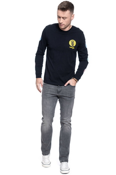 MĘSKI LONGSLEEVE WRANGLER LS WRANGLER TEE BLACK W7E2D0100 112131775