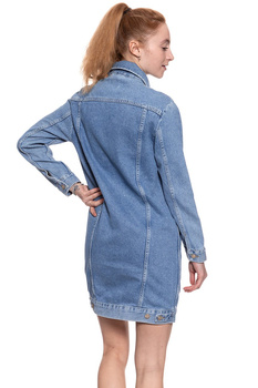DAMSKA SUKIENKA WRANGLER TRUCKER DRESS STONEWASH W236BG96V 112127867