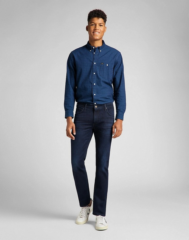 LEE DAREN ZIP FLY MĘSKIE SPODNIE JEANSOWE DARK PARK L707DHGB 112140668