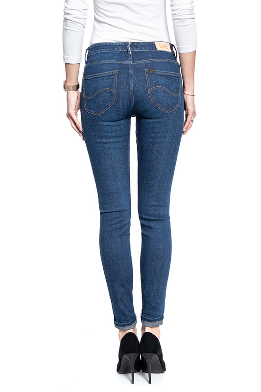 Lee Scarlett High DAMSKIE SPODNIE JEANSOWE Dark Vintage L626LYPH 112114270