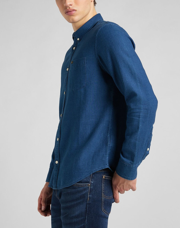 LEE LEE BUTTON DOWN WASHED BLUE L880CBLR 112140978