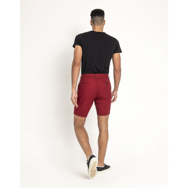 LEE SLIM CHINO SHORT MĘSKIE SZORTY MATERIAŁOWE KRÓTKIE SPODENKI BORDEAUX L73HHI87 112120585