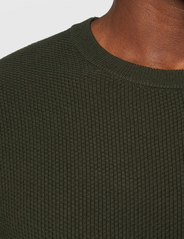 LEE BASIC TEXTURED CREW SERPICO GREEN L85BOCOJ 112122606