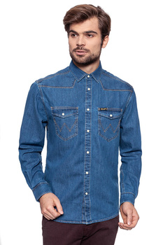 WRANGLER CLASSIC WESTERN MID INDIGO W5834O18E