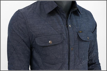 LEE QUILTED OVERSHIRT NAVY L66REN35      $    