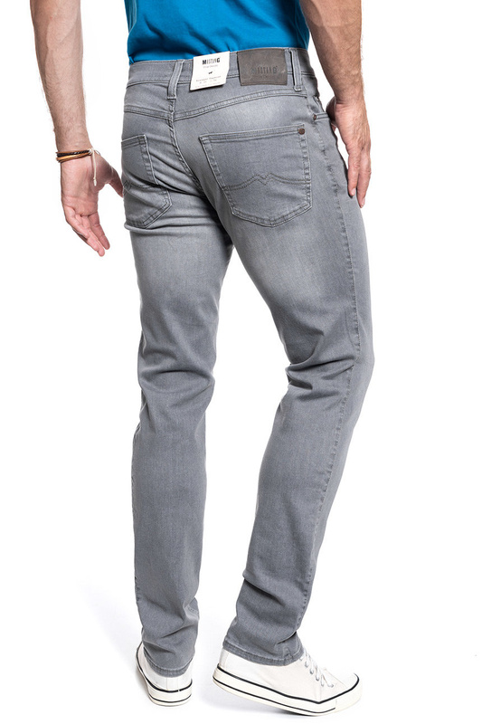 SPODNIE MĘSKIE MUSTANG TRAMPER TAPERED DENIM GREY 1009756 4500 883