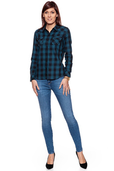 WRANGLER HIGH RISE SKINNY PIXI BLUE W27HFS17R 112128077