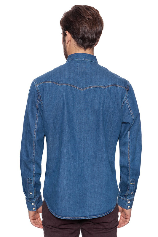 WRANGLER CLASSIC WESTERN MID INDIGO W5834O18E