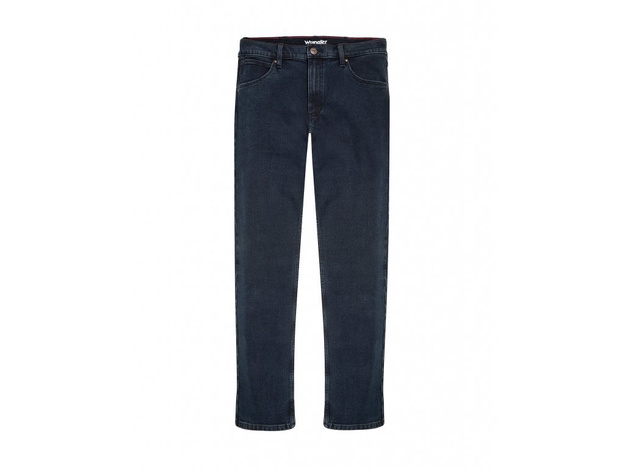 WRANGLER REGULAR MĘSKIE SPODNIE JEANSOWE JEANSY BLUE BLACK W10GKF097 112125977